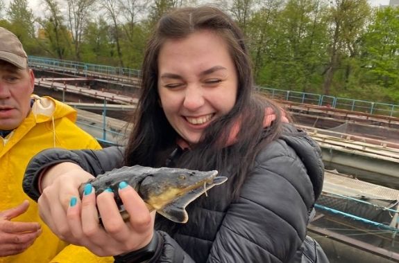 Фото екскурсія на осетрову ферму